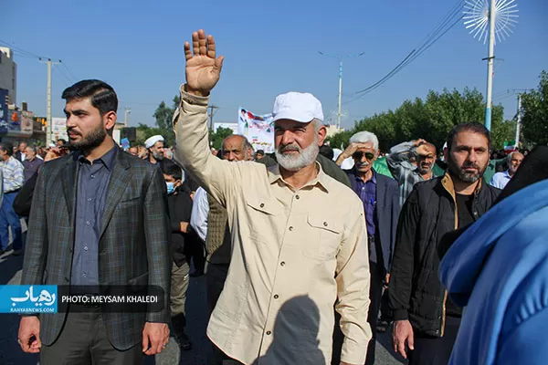 راهپیمایی خوزستانی‌ها درحمایت از مردم مظلوم غزه