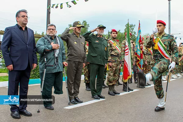 تشییع پیکر شهیدگمنام در صداوسیمای خوزستان