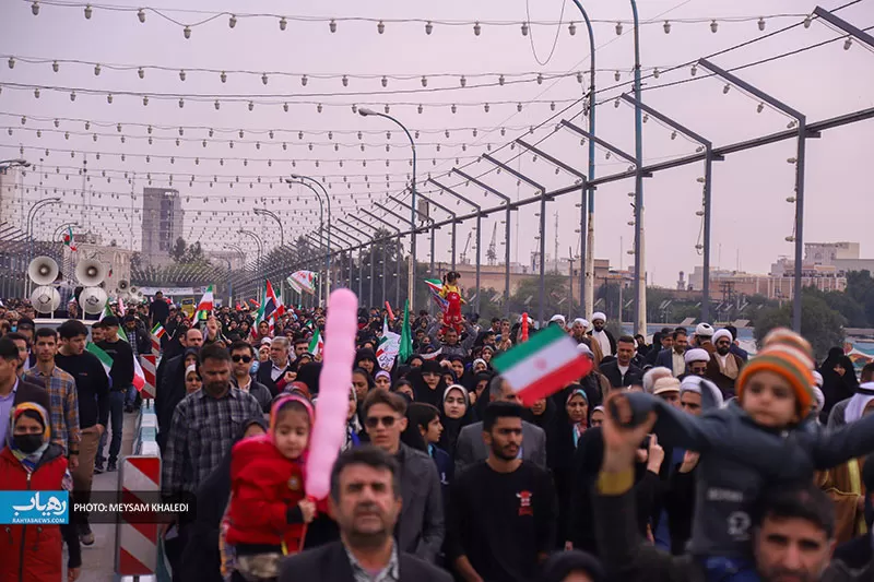 یک‌دلی‌ نسل‌اول تا چهارم انقلاب‌اسلامی در راهپیمایی ۲۲بهمن