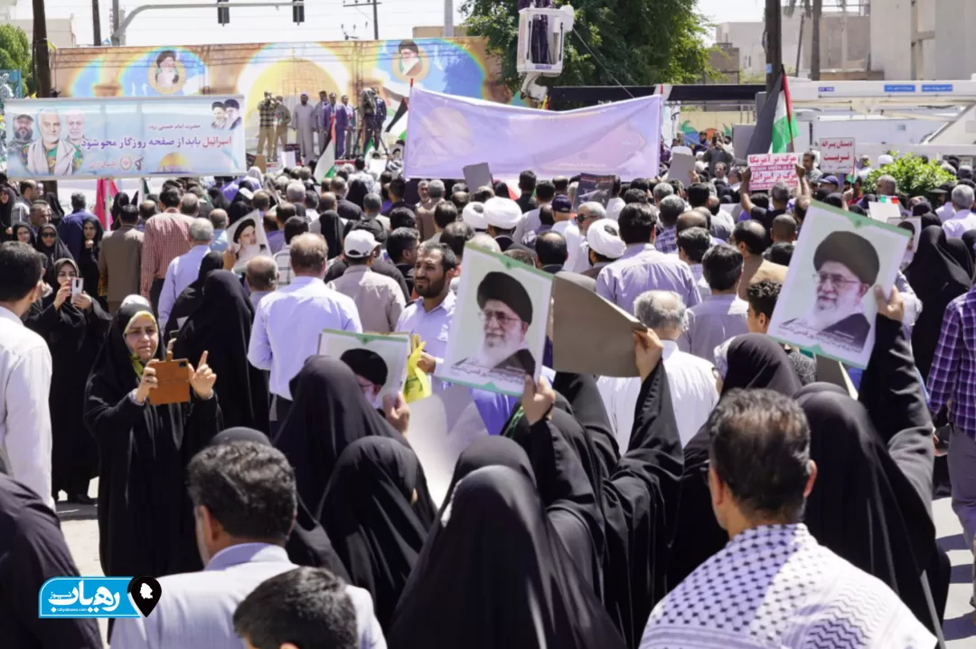 حضور مردم اهواز در راهپیمایی جهانی روز قدس