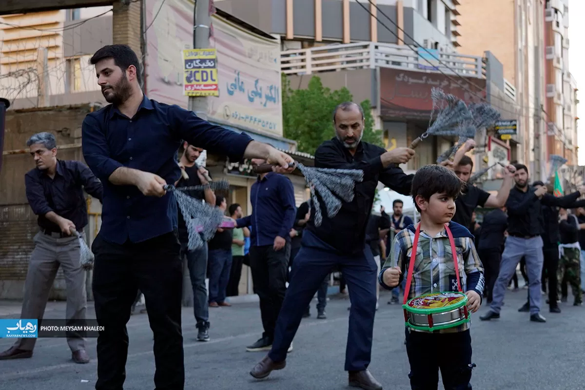 اهواز در تاسوعای حسینی غرق در عزا شد