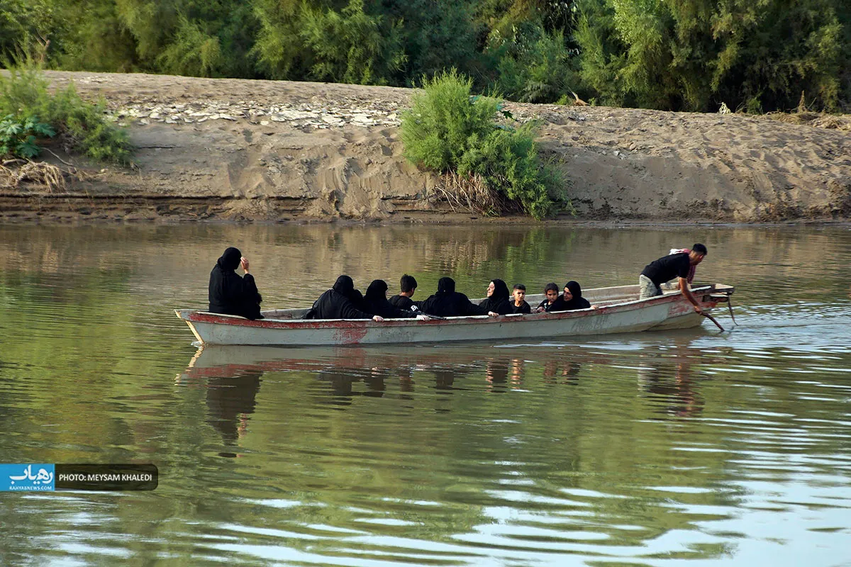 عشاق امام حسین (ع) به دل آب زدند