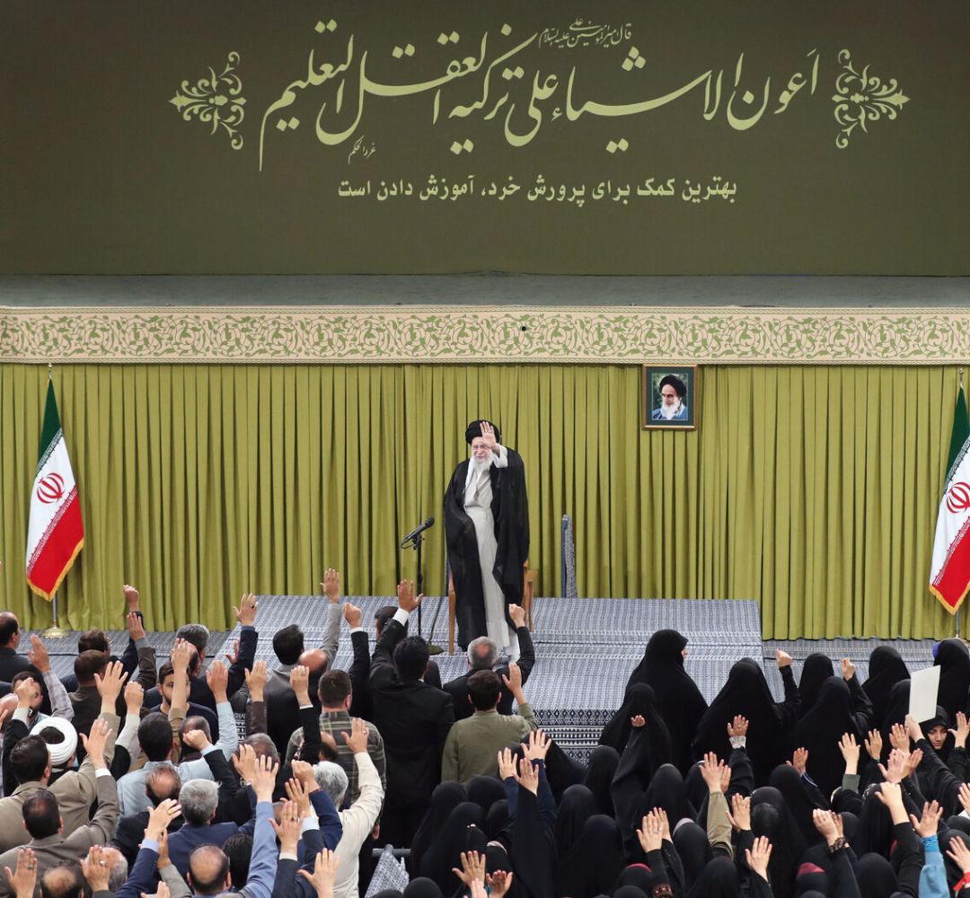 دیدار معلمان با رهبر انقلاب